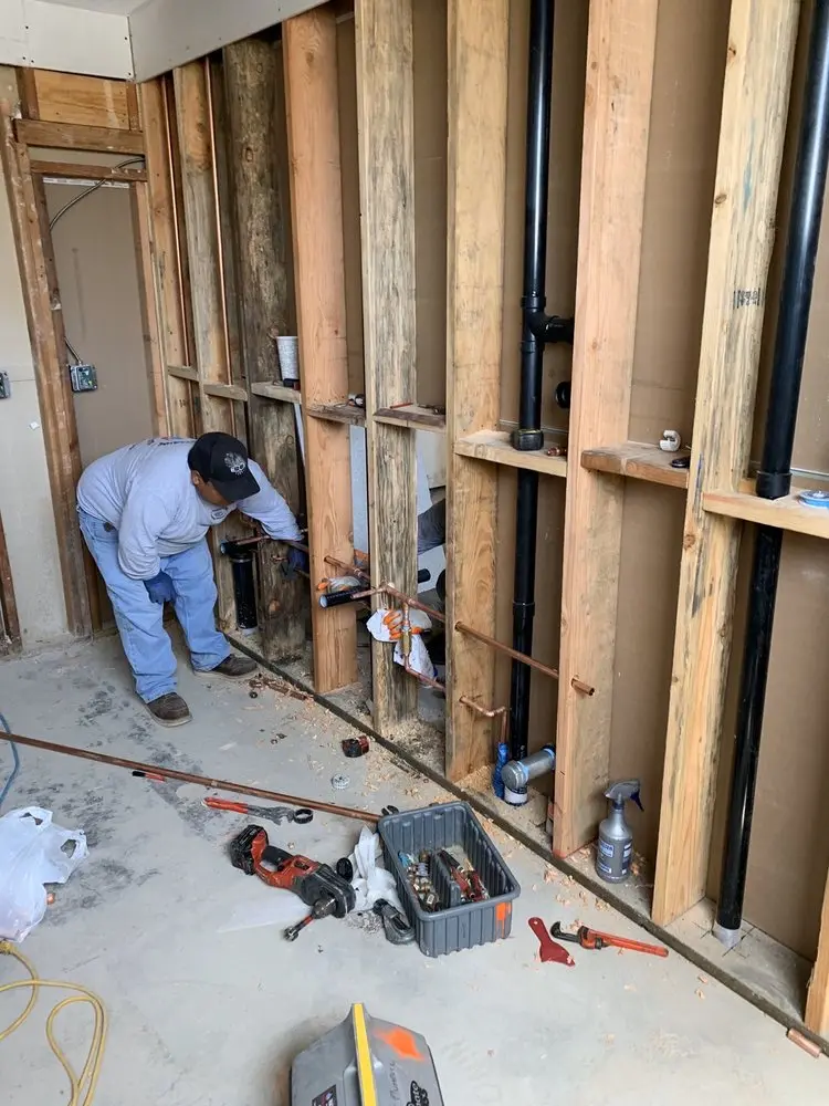 Commercial rough-in plumbing for Trenchless Sewer Repair in Meadowbrook Terrace
